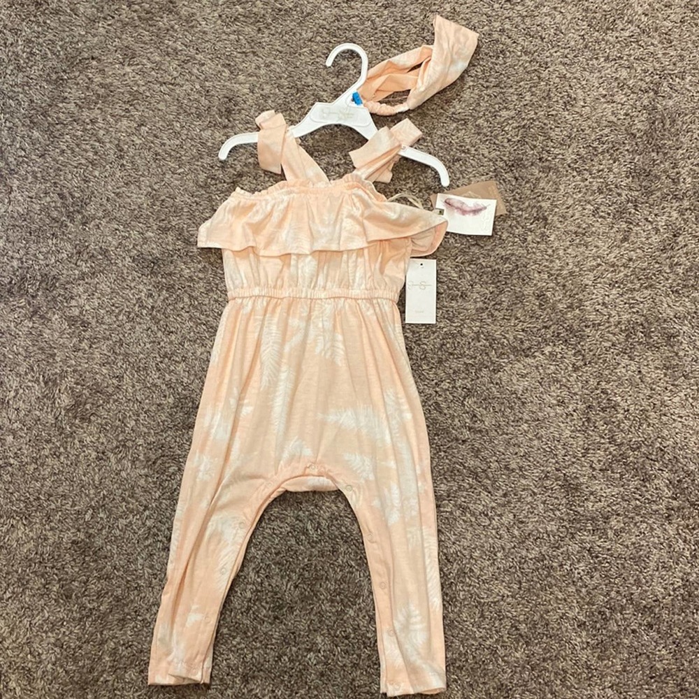 Jessica Simpson baby romper set 24M